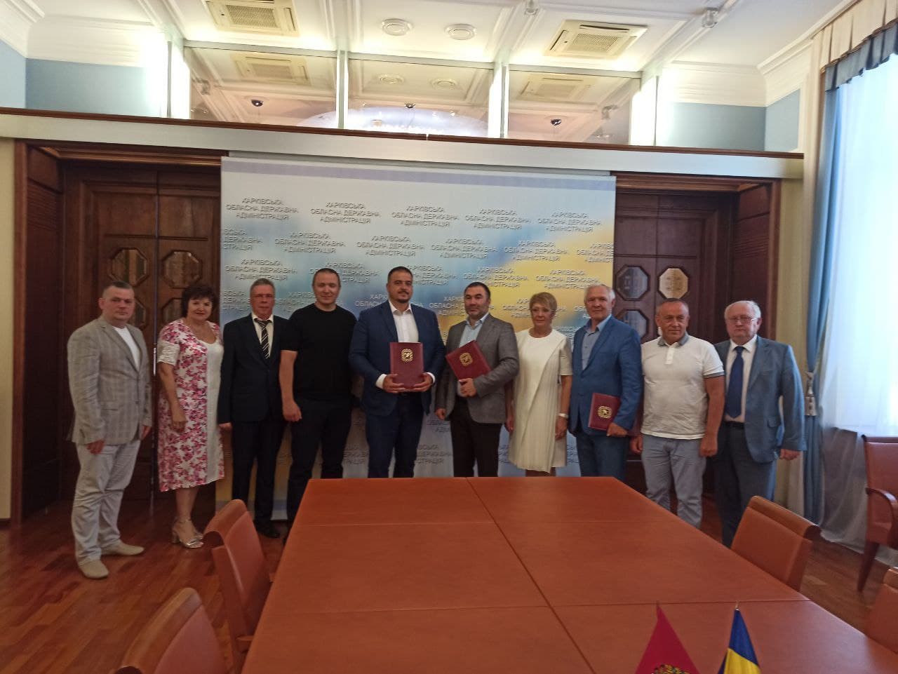 Підписання угоди між Харківською облрадаю та ДПС