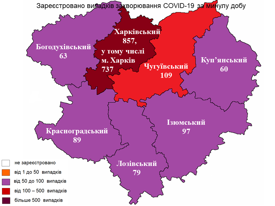 Вакцинація від ковід в Харківській області. 15.02.22