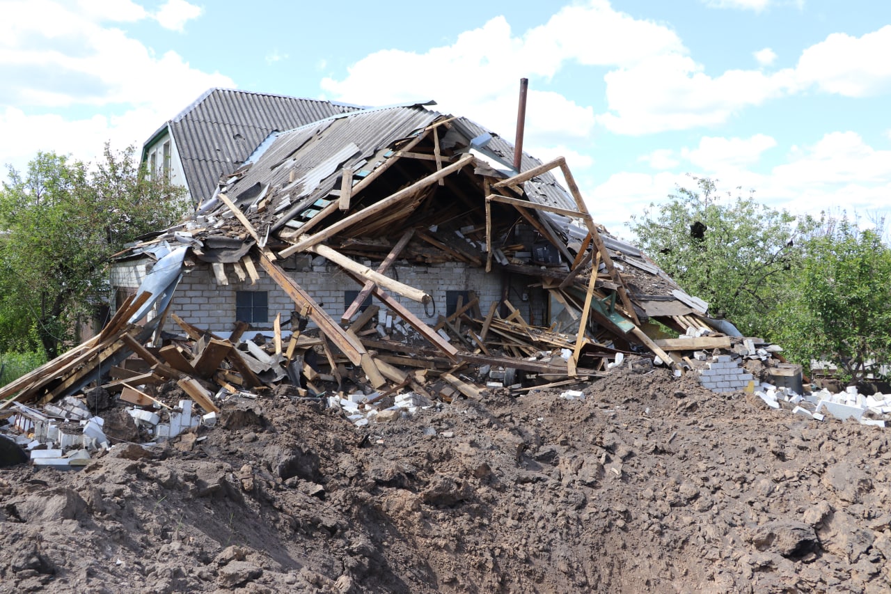 Наслідки обстрілів Руської Лозової. Фото