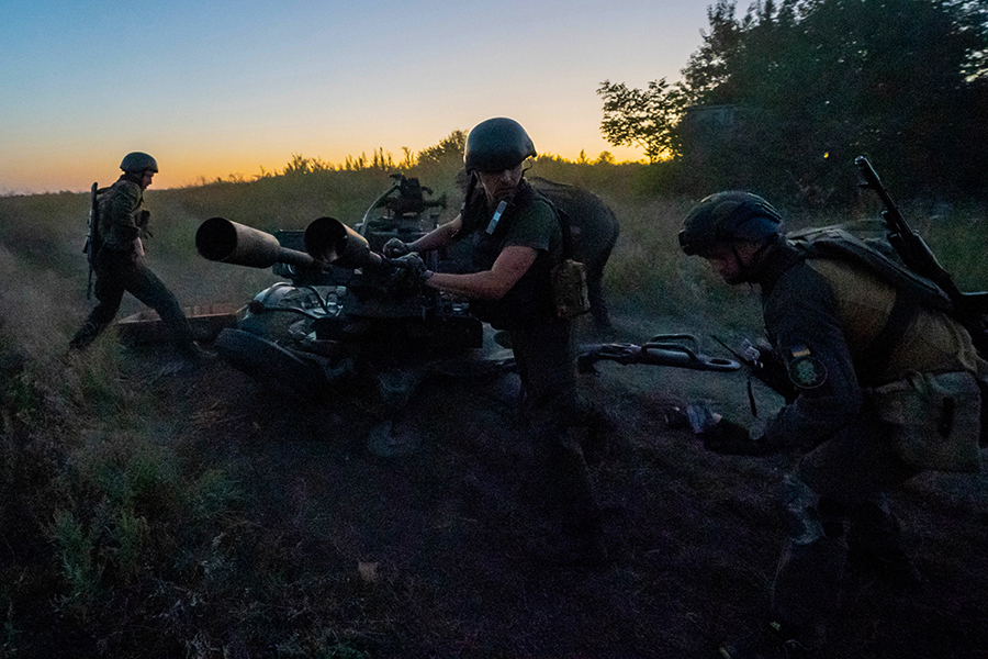 Як розрахунки зенітних установок ЗУ-23-2 боронять Харківщину від окупантів 
