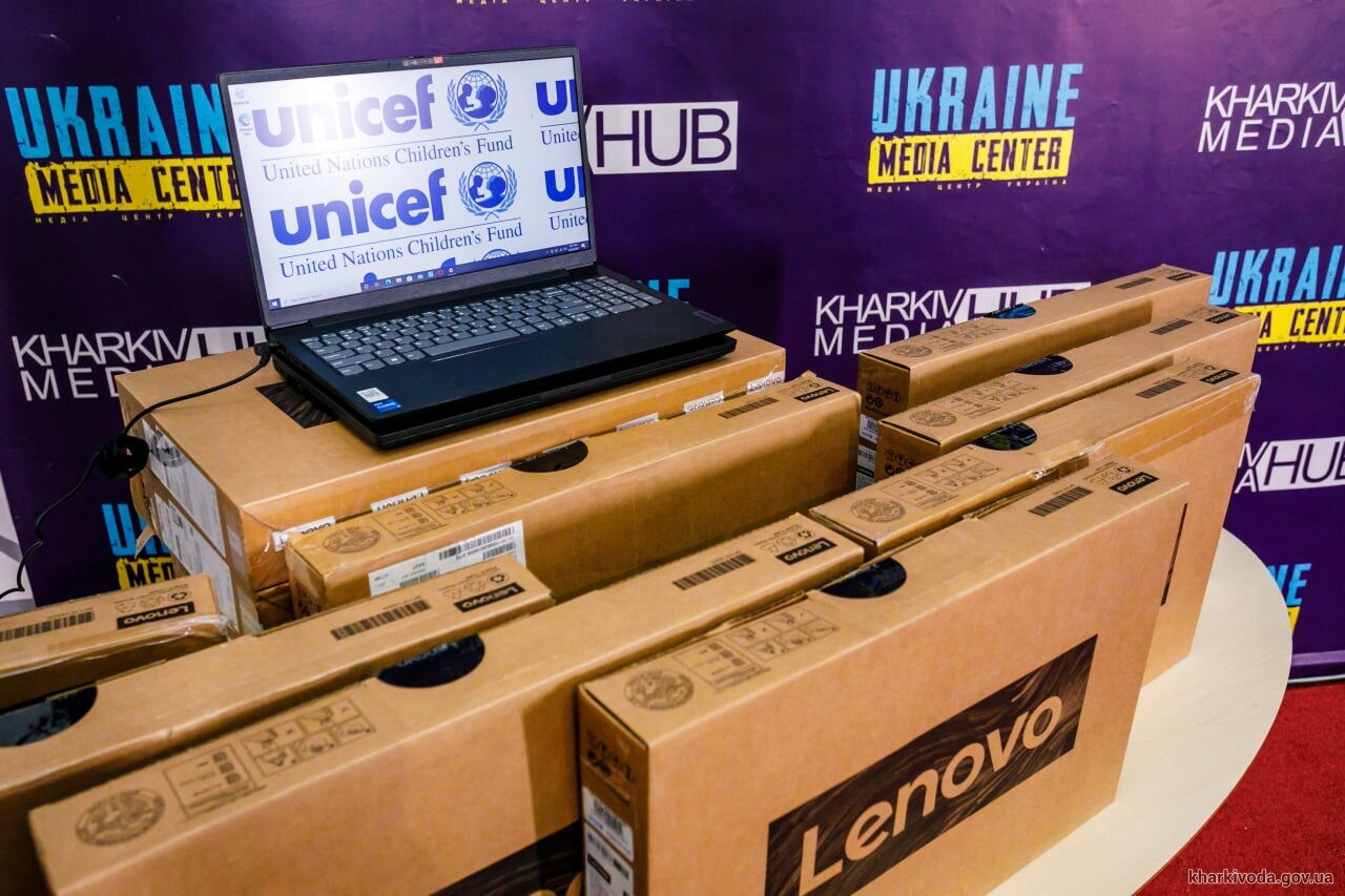 Харківські освітяни отримають від ЮНІСЕФ понад 5000 ноутбуків