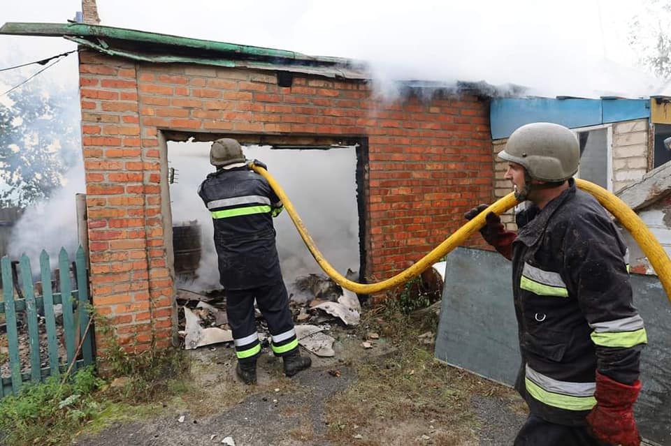 Пожежа в Безруках Харківської області 2-3.09.22
