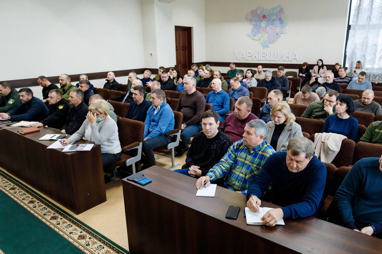 Нарада начальників віськових адміністраці Харківщини