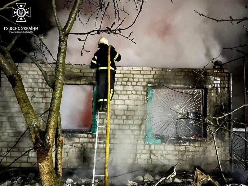 Пожежа у приватному будинку, Харківська область