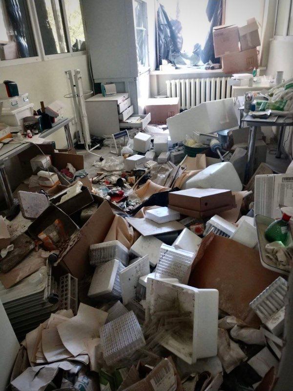 Окупанти обікрали лікарню в місті Балаклія, Харківська область