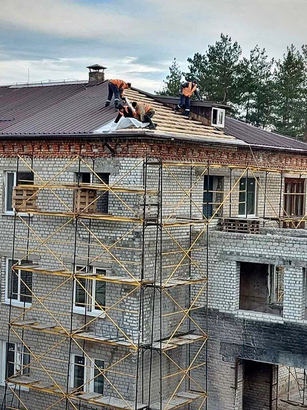 Відновлення лікарні в місті Балаклія, Харківська область