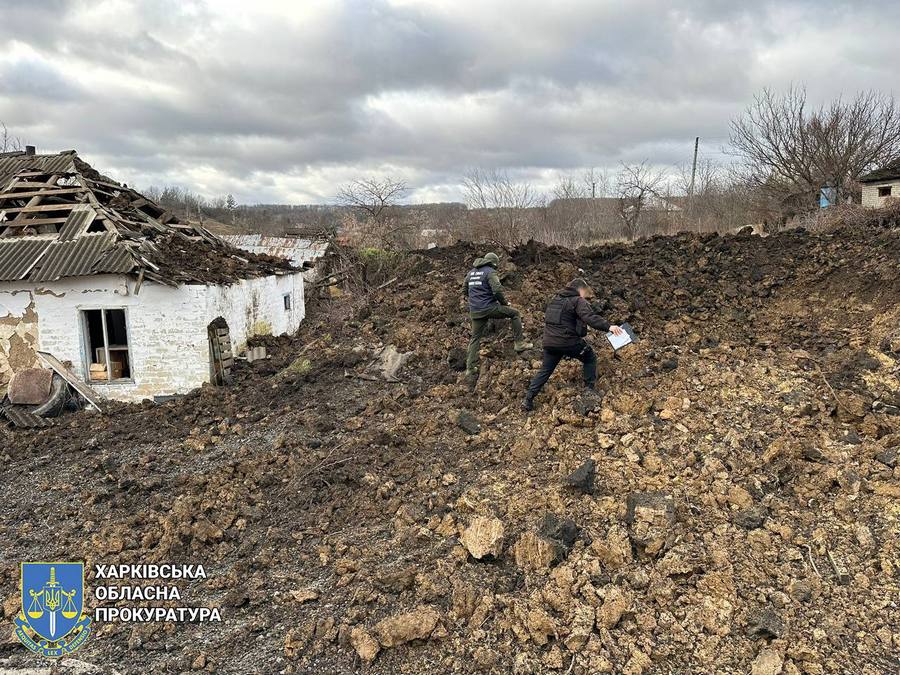 Куп’янськ, наслідки ворожого обстрілу – 28.12.22 