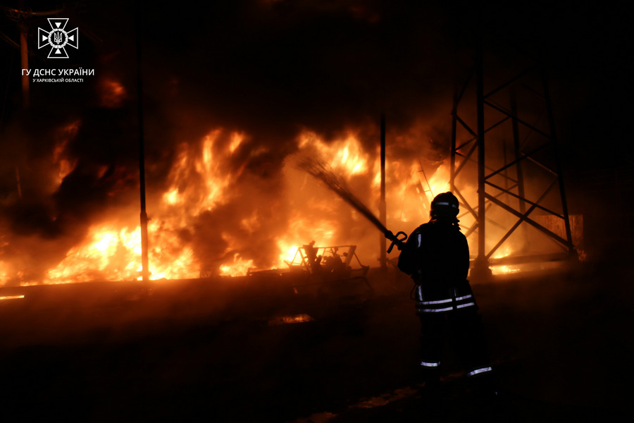 Харків, пожежа на об’єкті критичної інфраструктури. 29 грудня 2022 