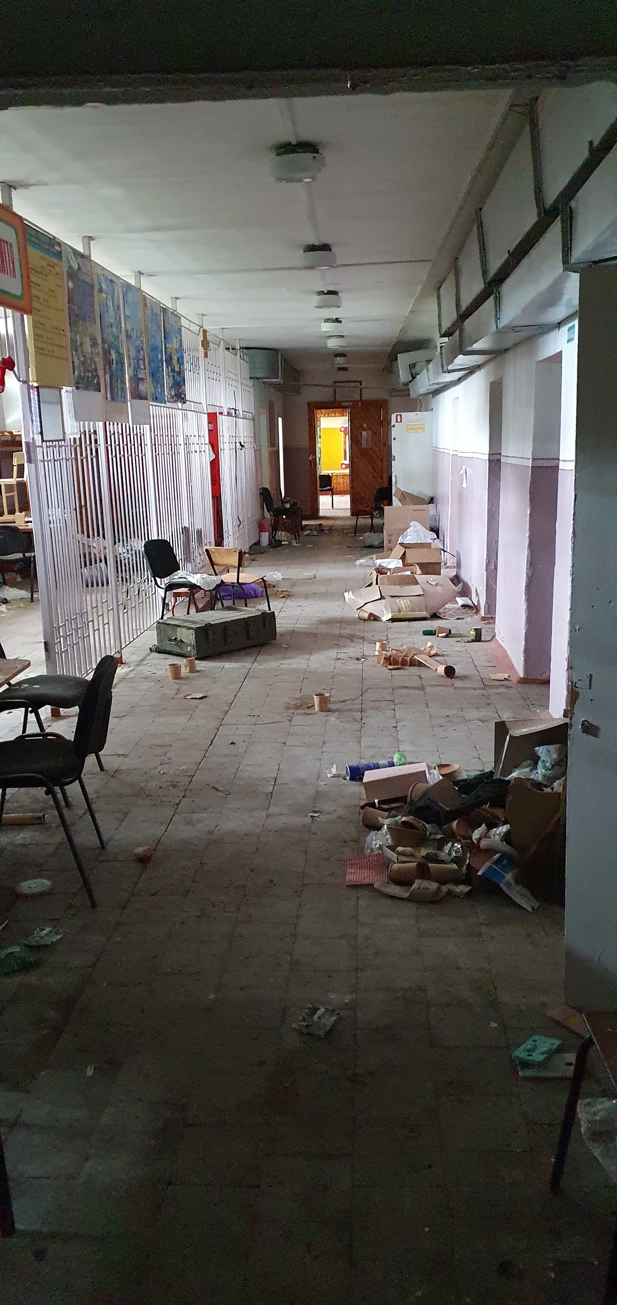 Школа у селі Мала Рогань після звільнення від окупантів