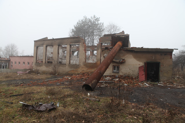 Відновлення світла в селі Макарове, Харківщина, січень 2023