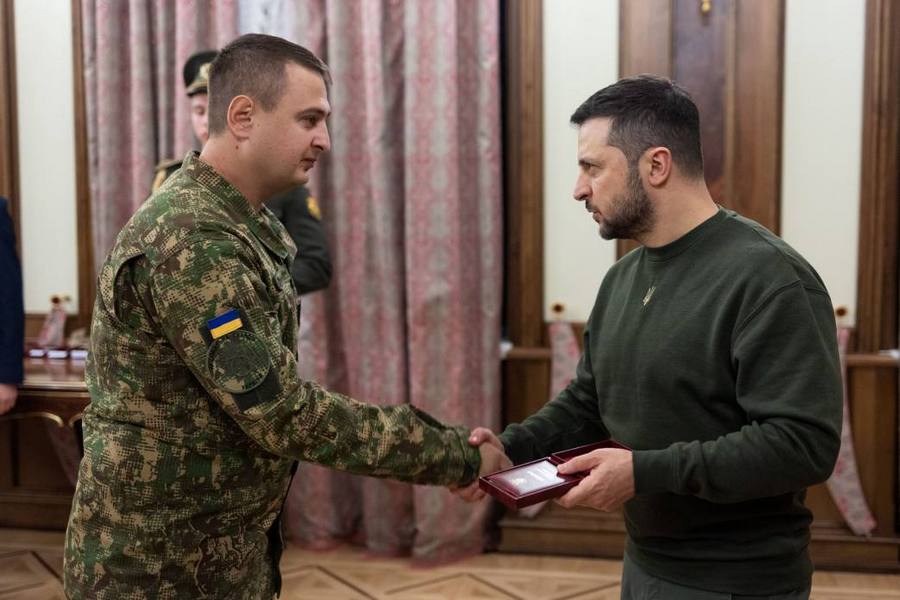 Володимир Зеленський, Євген Пишний. Орден «За мужність» III ступеня