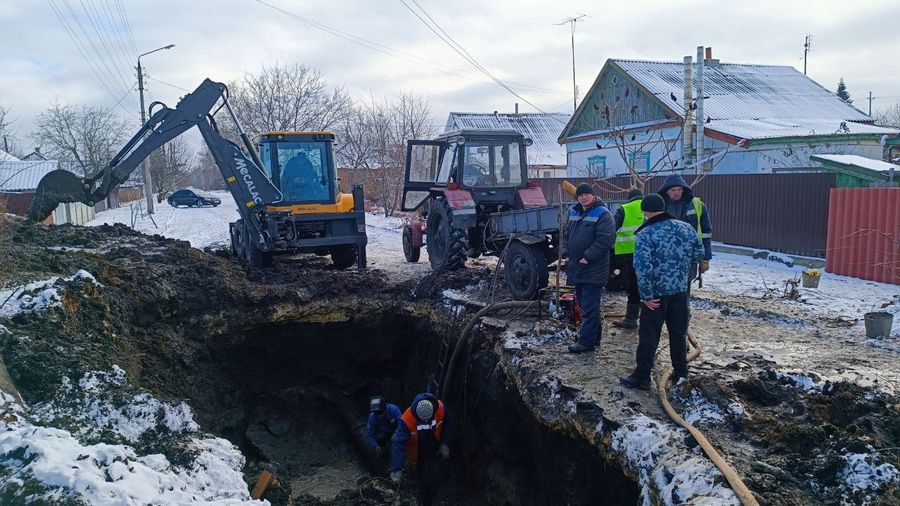 Лозова, Харківська область. Ремонт водомережі