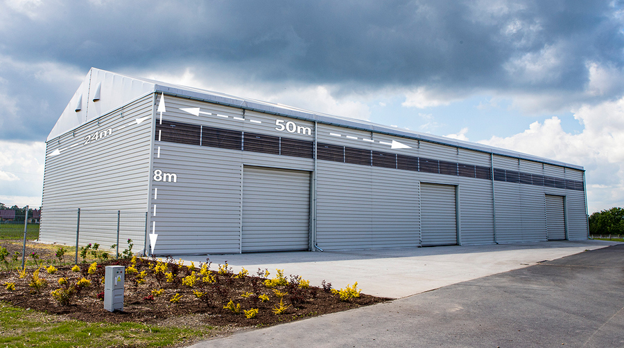 стодола - легкий сільськогосподарський ангар з алюмінієвих профілів