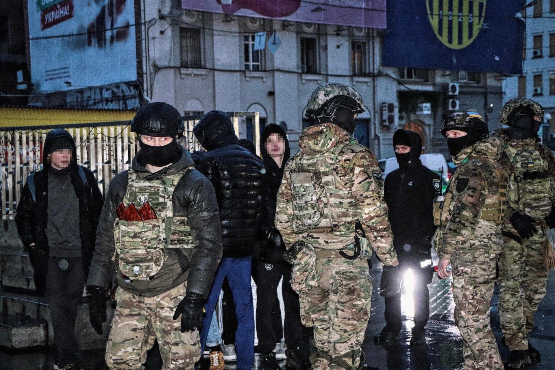 Затримання учасників флешмобу ЧВК "Редан" у Харкові