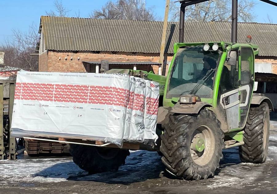 Печеніги, будівельні матеріали від благодійний фонд «Харків з тобою»