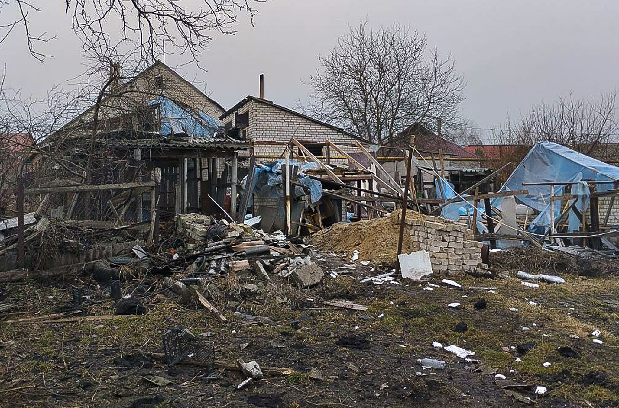 Обстріл селища Пісочин 9 березня