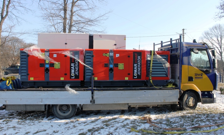 Валківська громада отримала генератори для стабільної роботи комунальних підприємств 