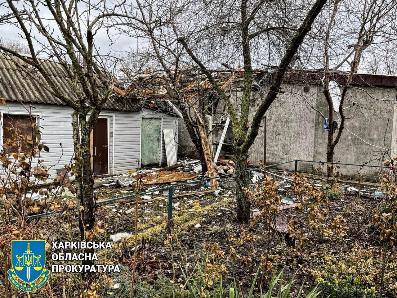 Пошкоджений приватний будинок, Куп'янський район, Харківська область, 13 березня
