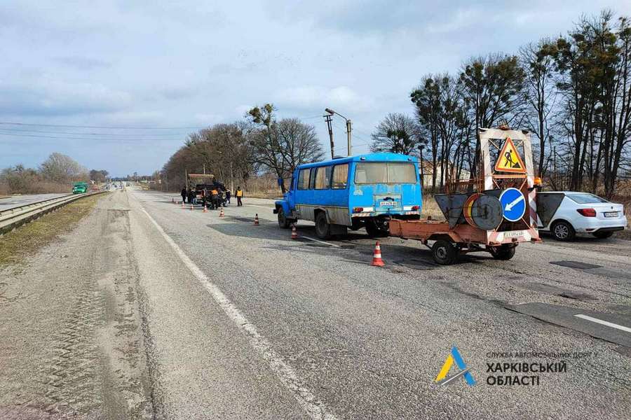 У Харківській області ремонтують дороги