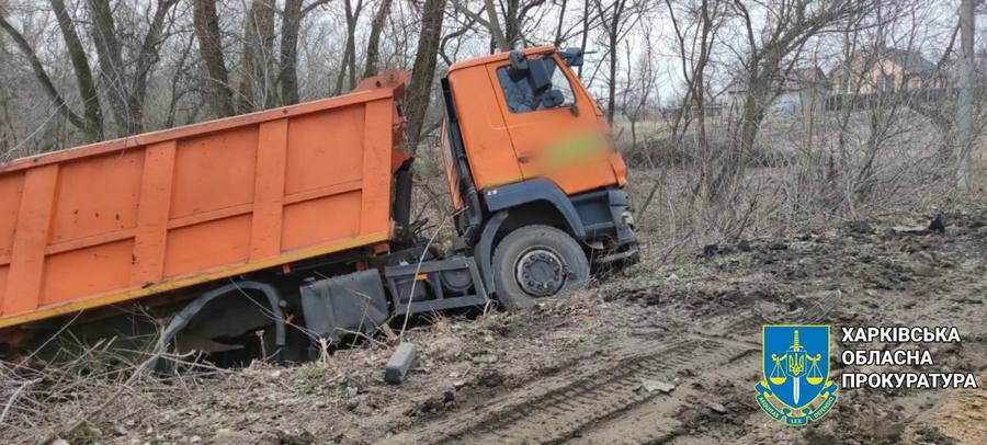 Вільхівка, Харківська область. на міні підірвалася вантажівка