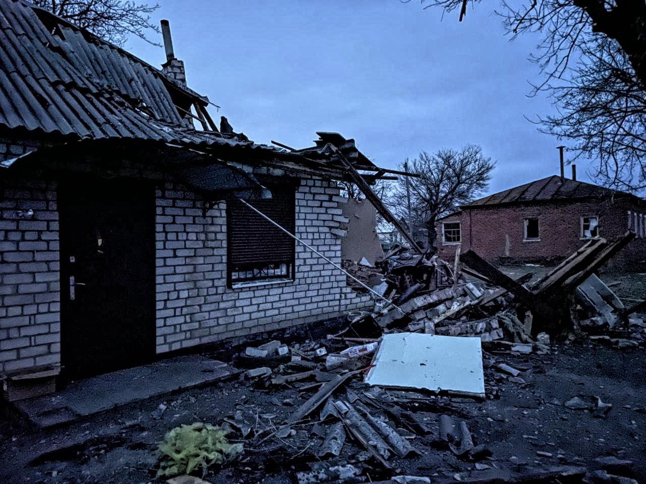 пошкоджений приватний будинок, харківська область