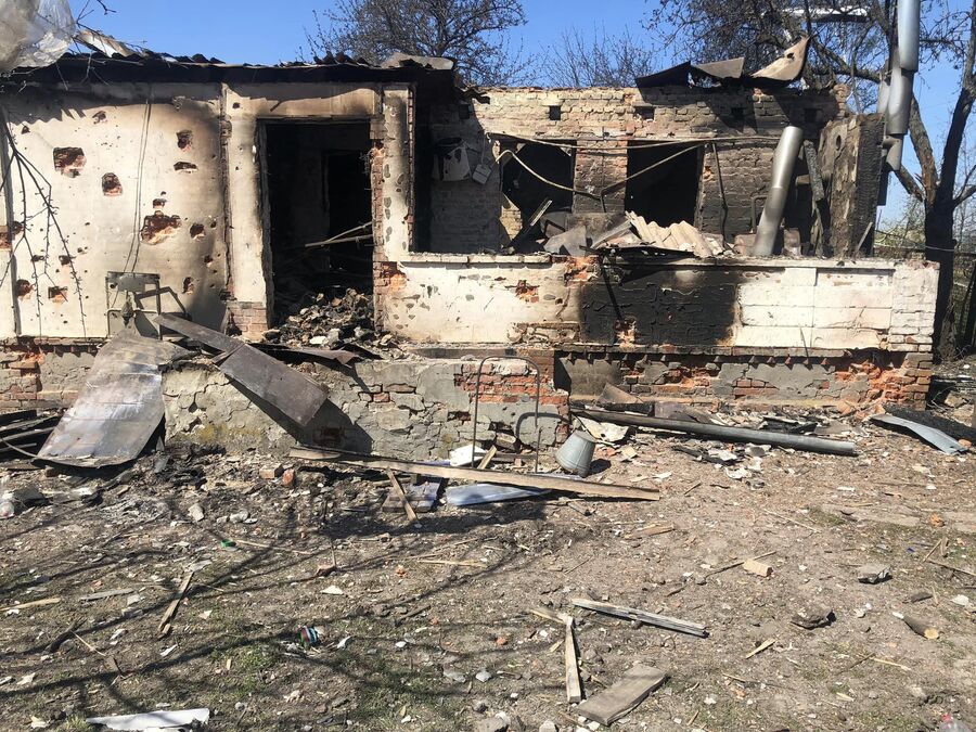 Фото наслідків обстрілу Петропавлівки