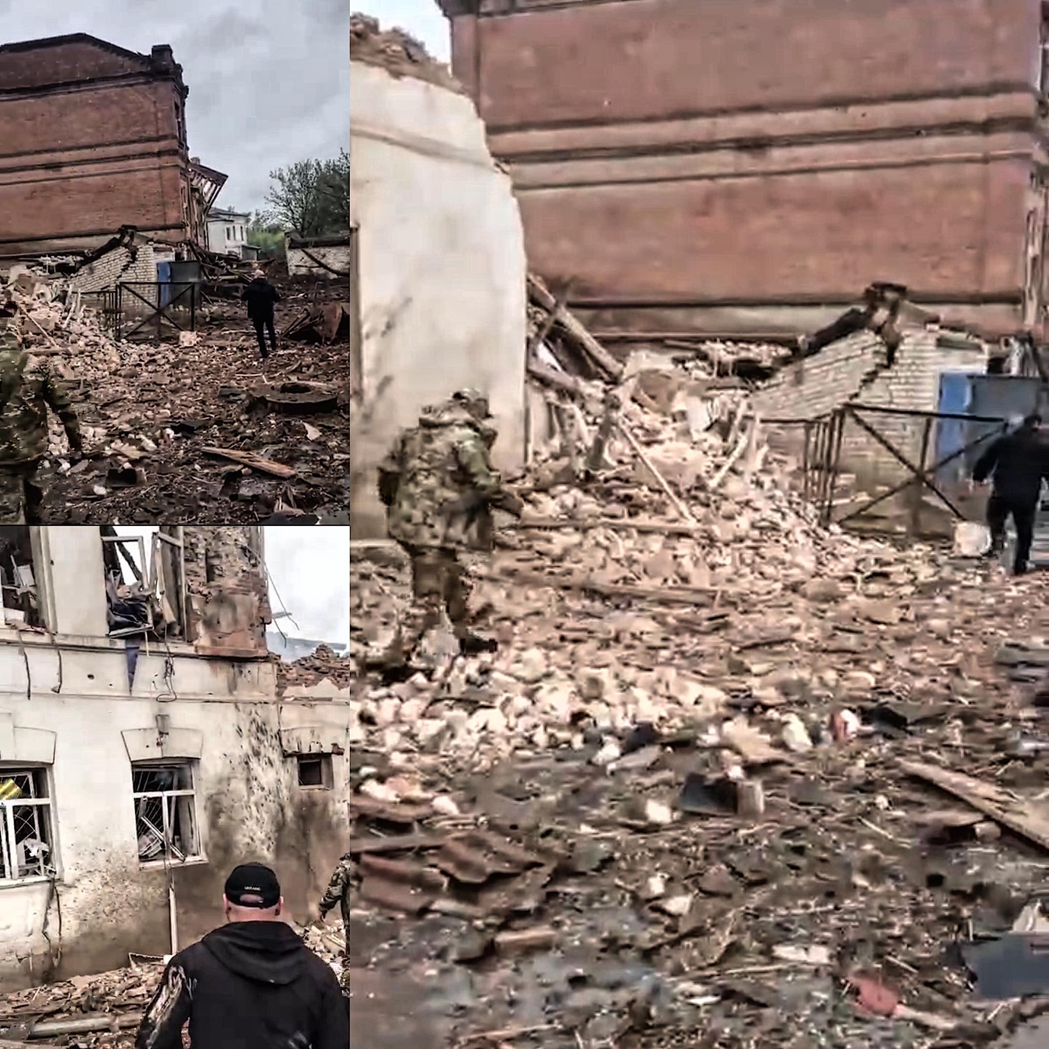 Наслідки обстрілу міста Куп'янськ