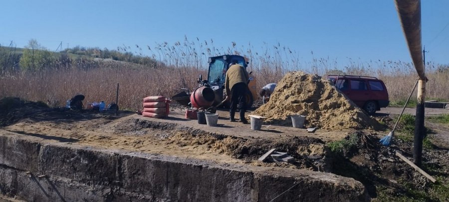 Первомайський, Харківська область. Ремонт мосту на Сіваші