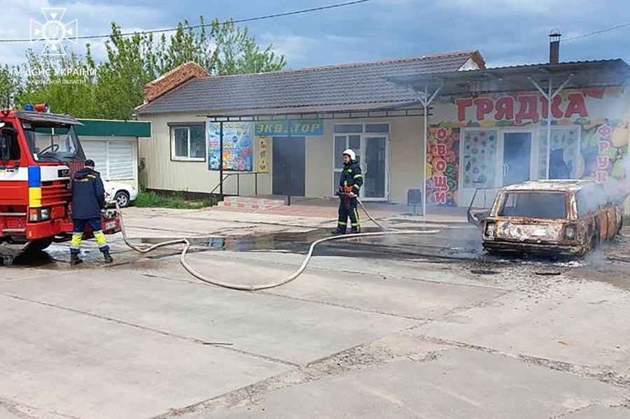 Великий Бурлук, Харківська область. Наслідки ворожих обстрілів 11.05.2023 