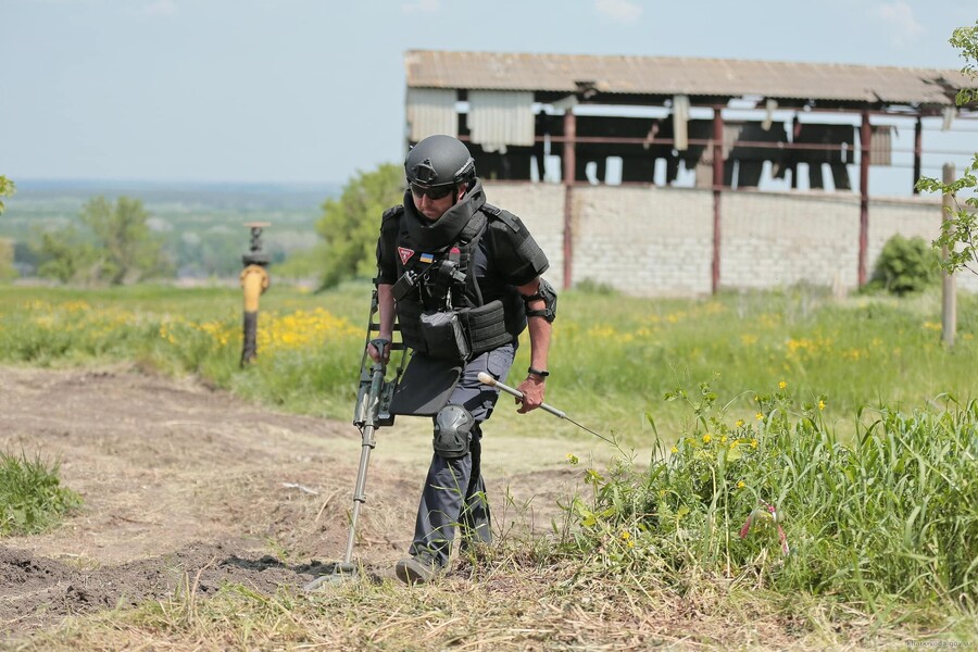 У Балаклійській громаді Ізюмського району Харківської області почала працювати машина  для розмінування