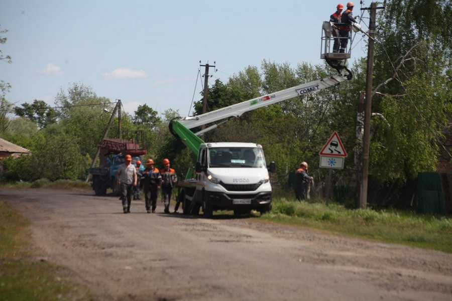 Харківобленерго, заживлення села Мосьпанове у Харківській області