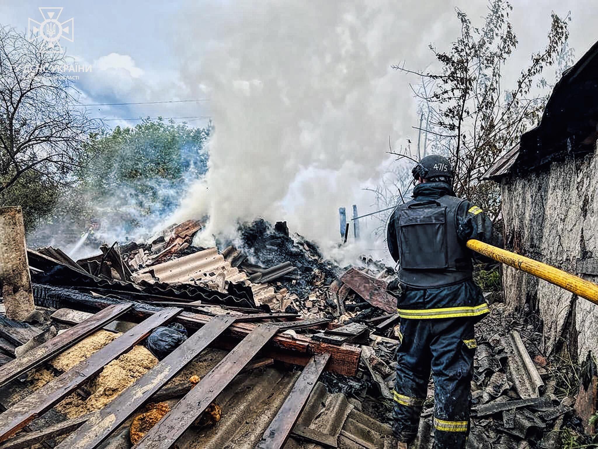 Наслідки обстрілу Харківської області