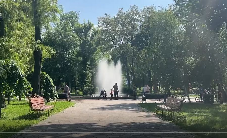 Балаклія, Харківська область. фонтан у Соцмістечку, 26 травня 2023 