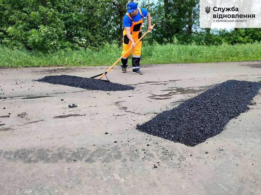 Харківська область, ремонт доріг, Служба відновлення 