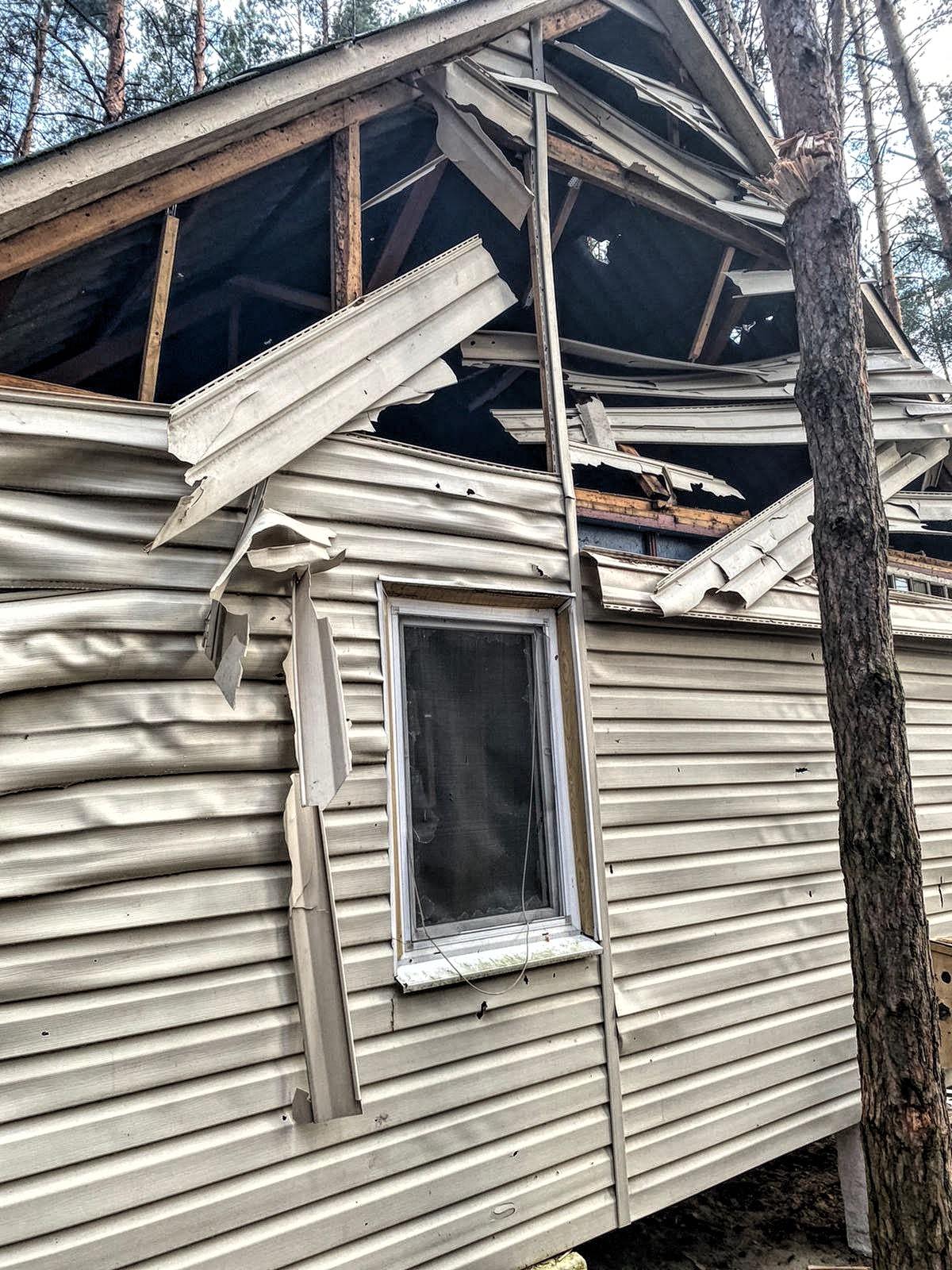 Пошкоджений будинок, Харківська область