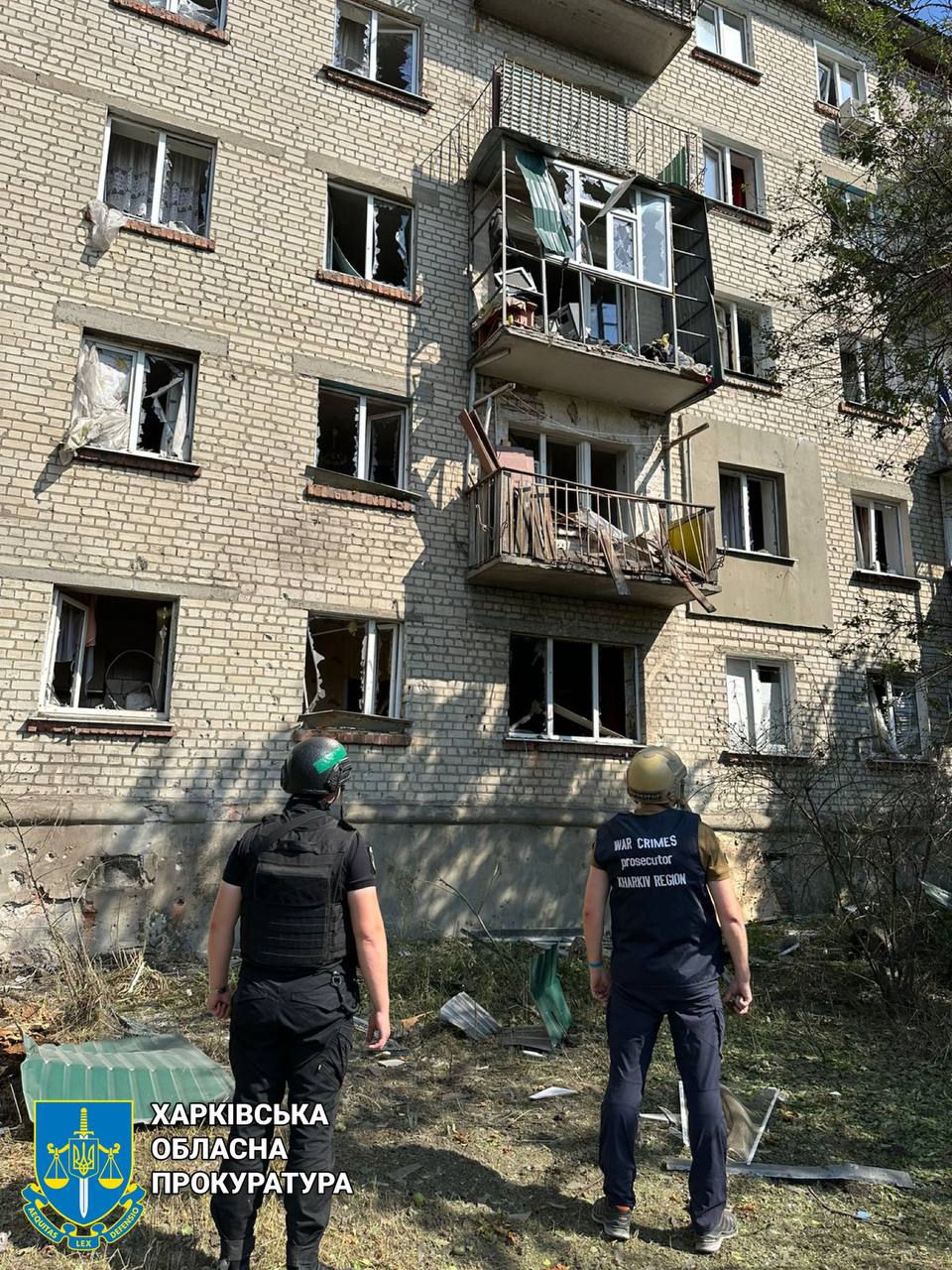 Куп’янськ. Наслідки обстрілів житлових будинків 10 серпня 2023 р.