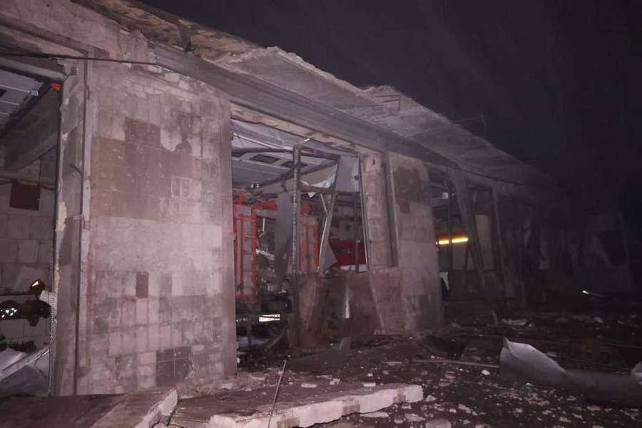 Ізюм, зруйнована пожежна частина. 27 жовтня 2023