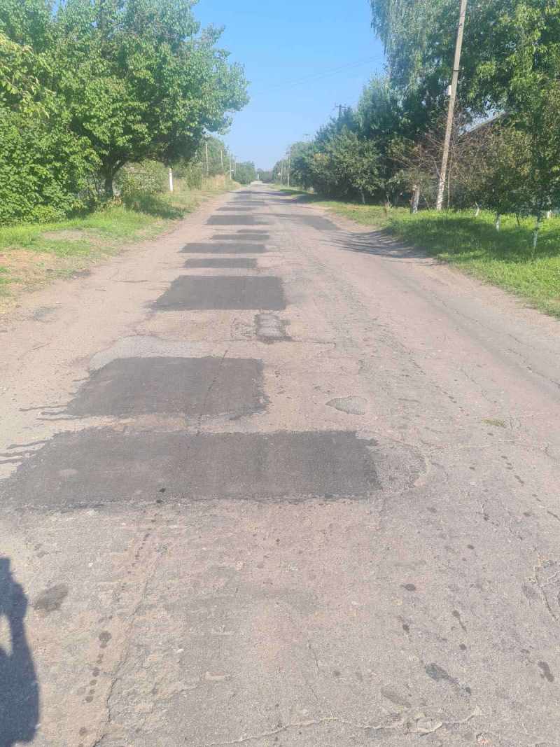 Ремонт доріг в селі Пришиб Донецької громади, Харківська область