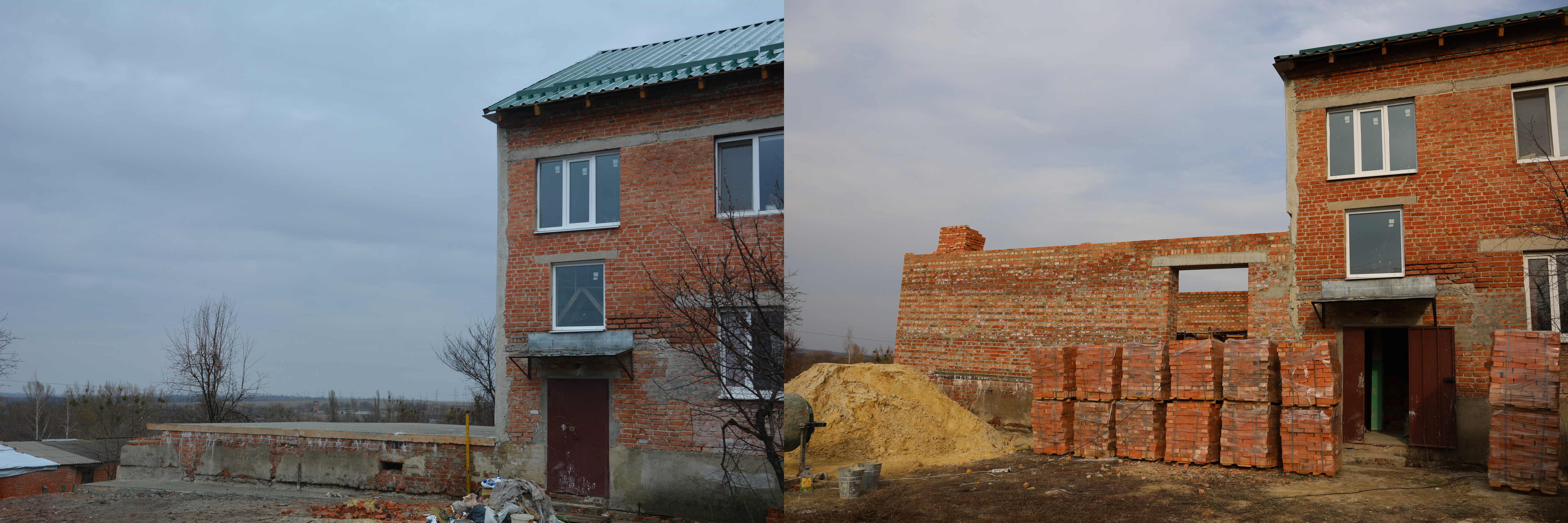 Будинок у Рогані у квітні та листопаді 2023 року
