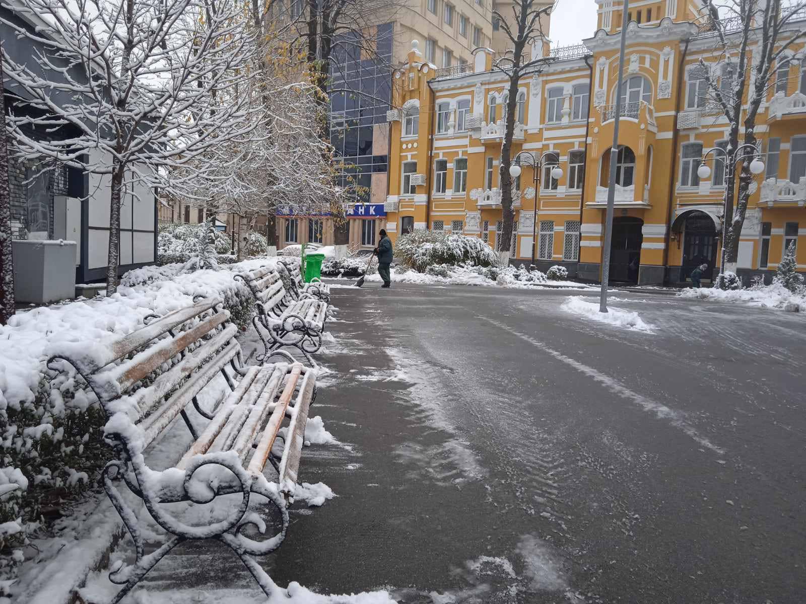 Снігопад у Харкові 