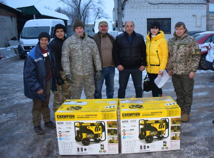 Золочівська громада отримала від фінських партнерів генератори, Харківська область, Україна