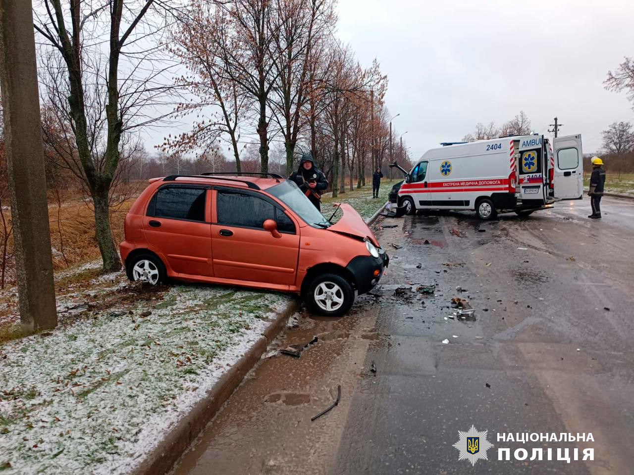 У Лозовій сталася аварія