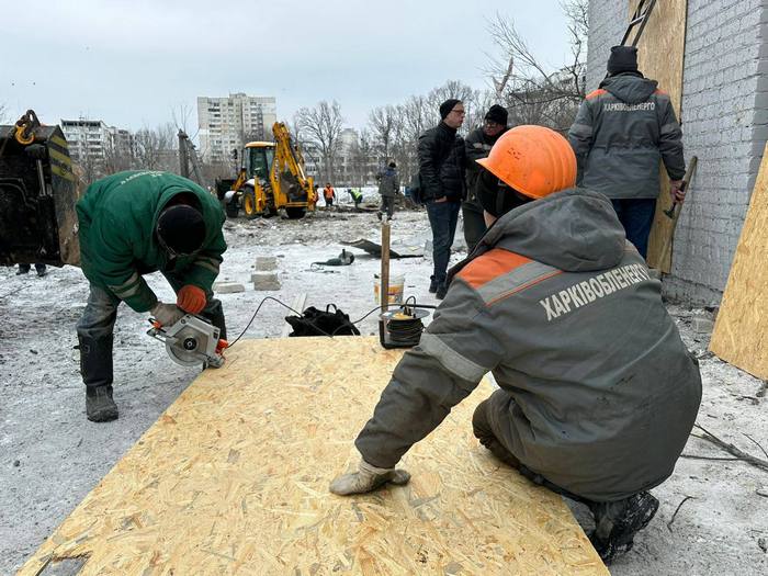 Харківобленерго відновлює світло у Харкові, 23.01.2024 