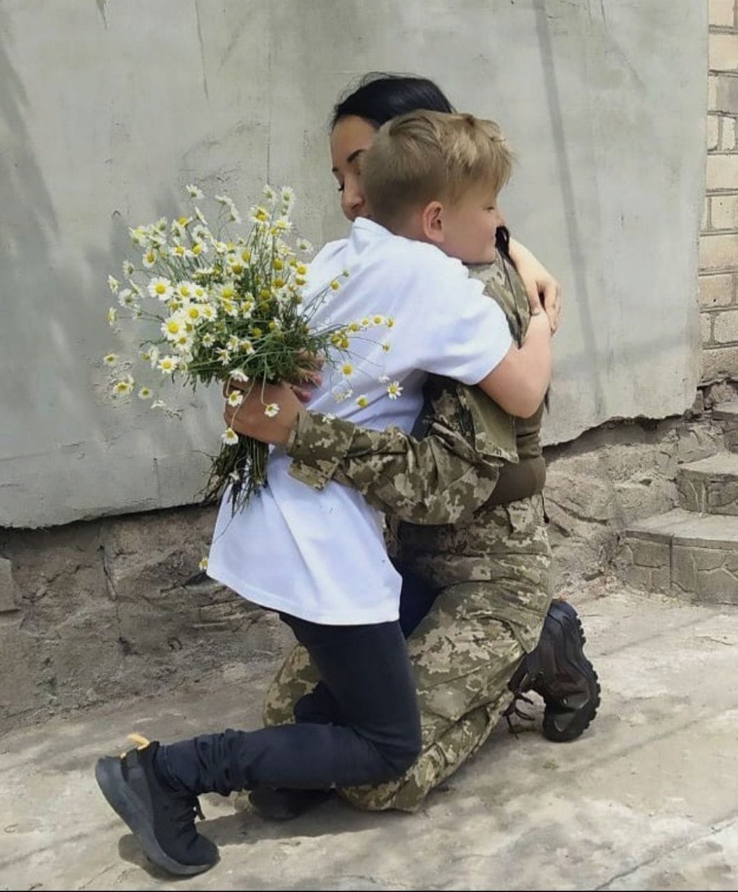 Анна з сином 