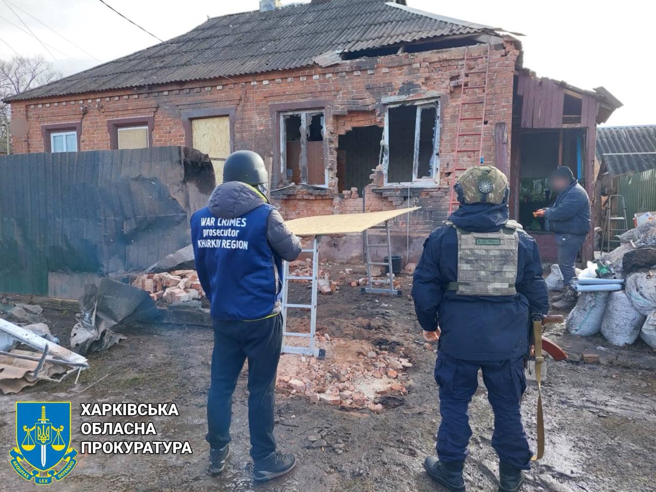 Місто Вовчанськ після обстрілу 3 лютого