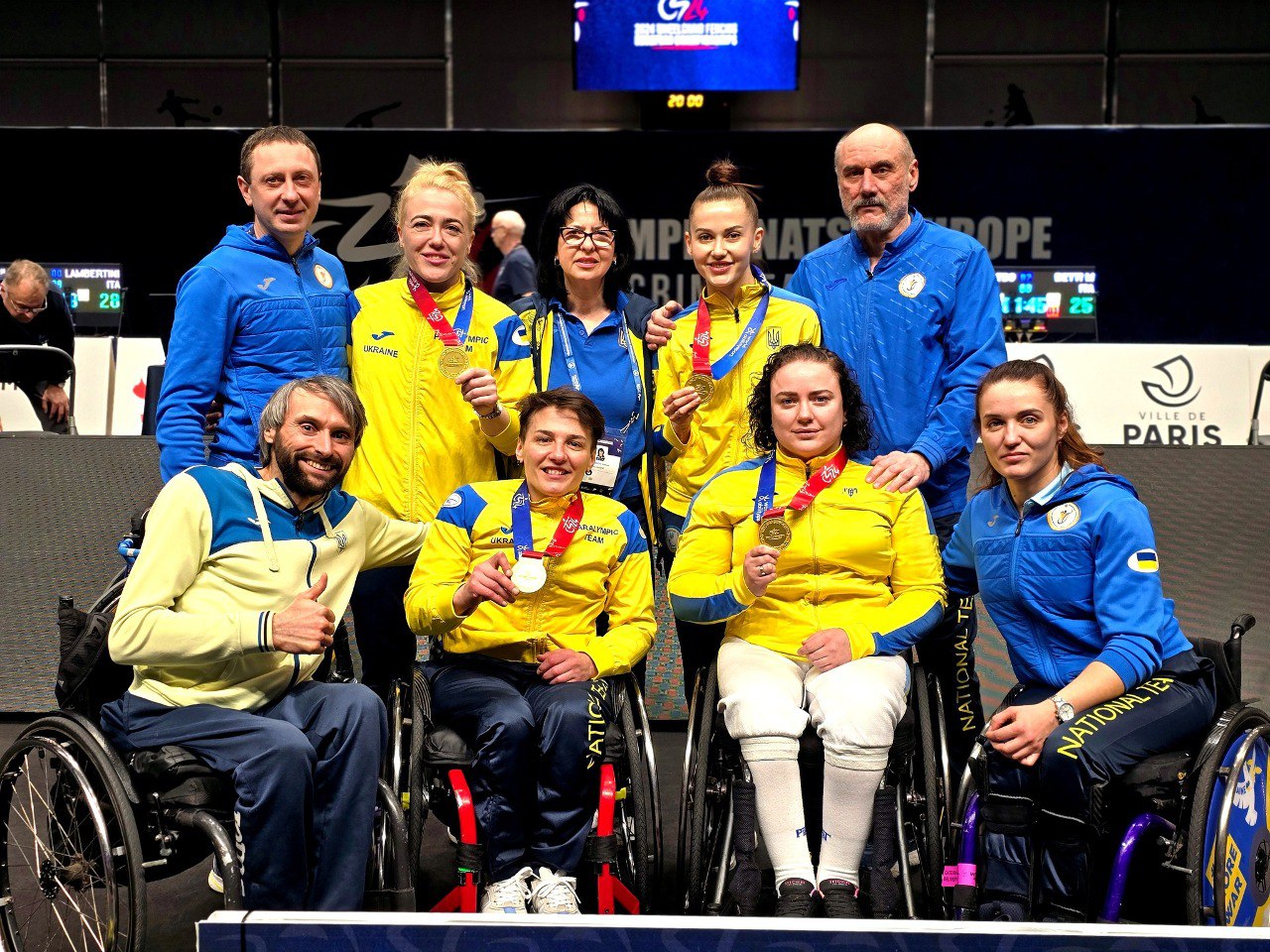 Харків'янки на чемпіонаті Європи з фехтування на візках 2024 