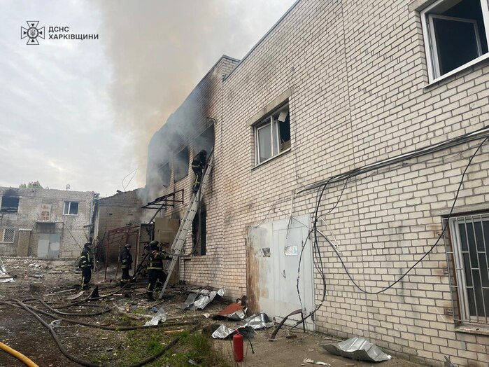 Ворог обстріляв Куп'янськ, спричинивши пожежу