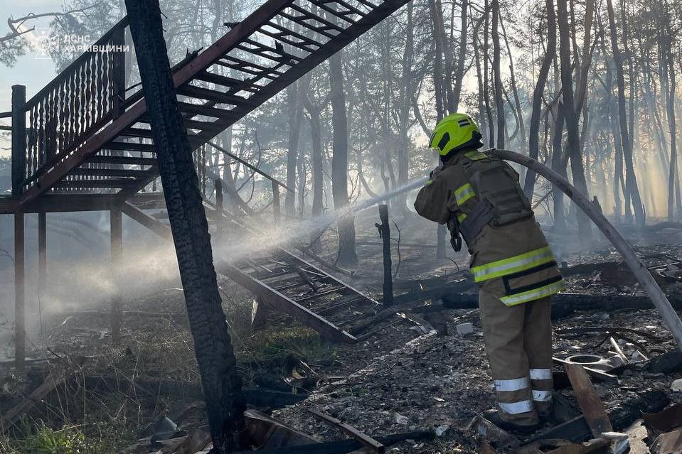 У селі Черкаські Тишки виникла пожежа