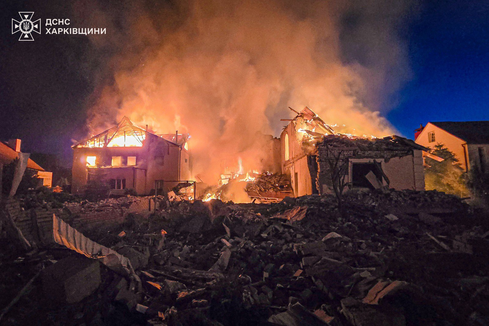 Харків, пожежа внаслідок удару 10 травня 2024 
