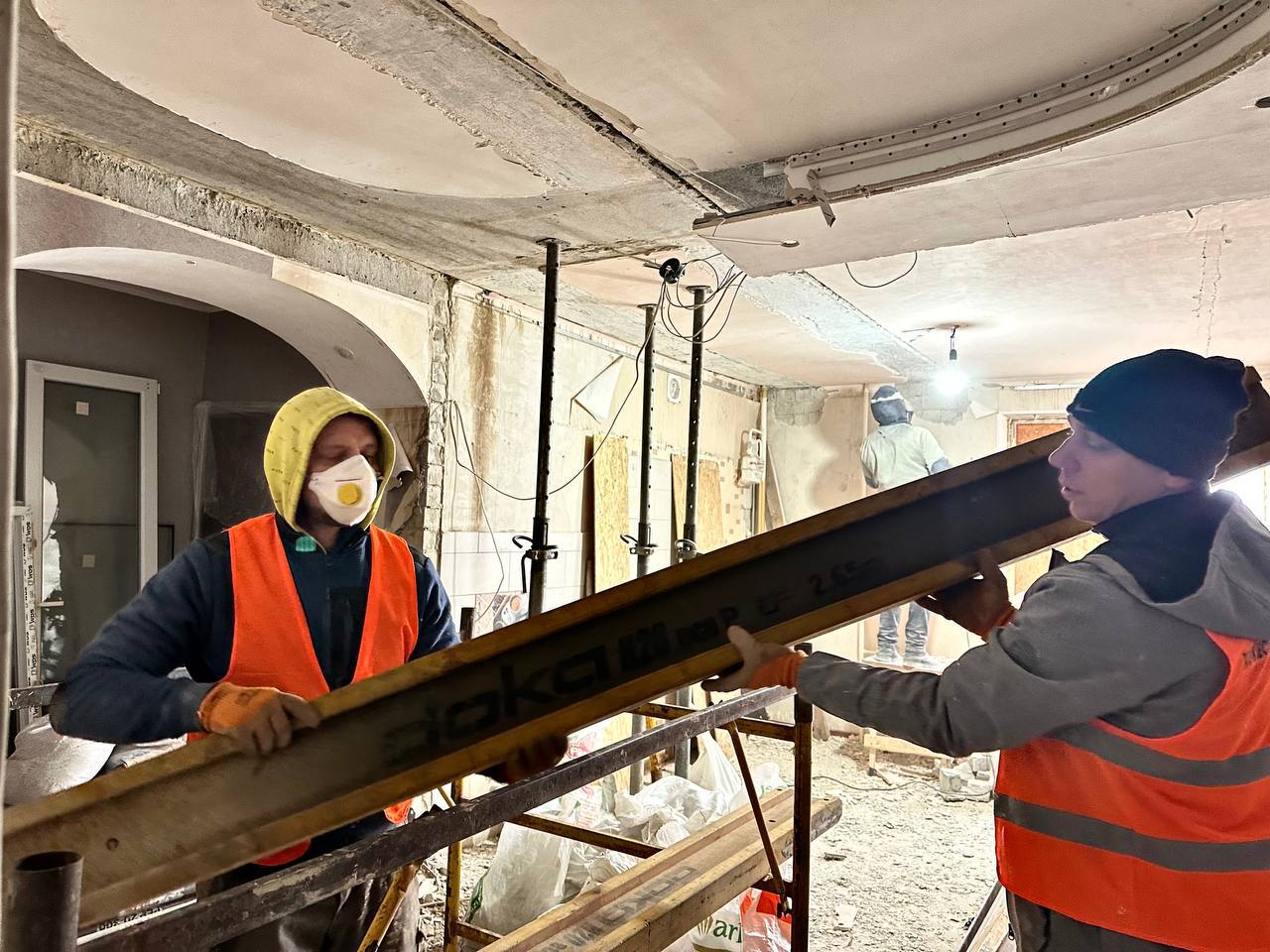 Відновлення житлових будинків на Північній Салтівці